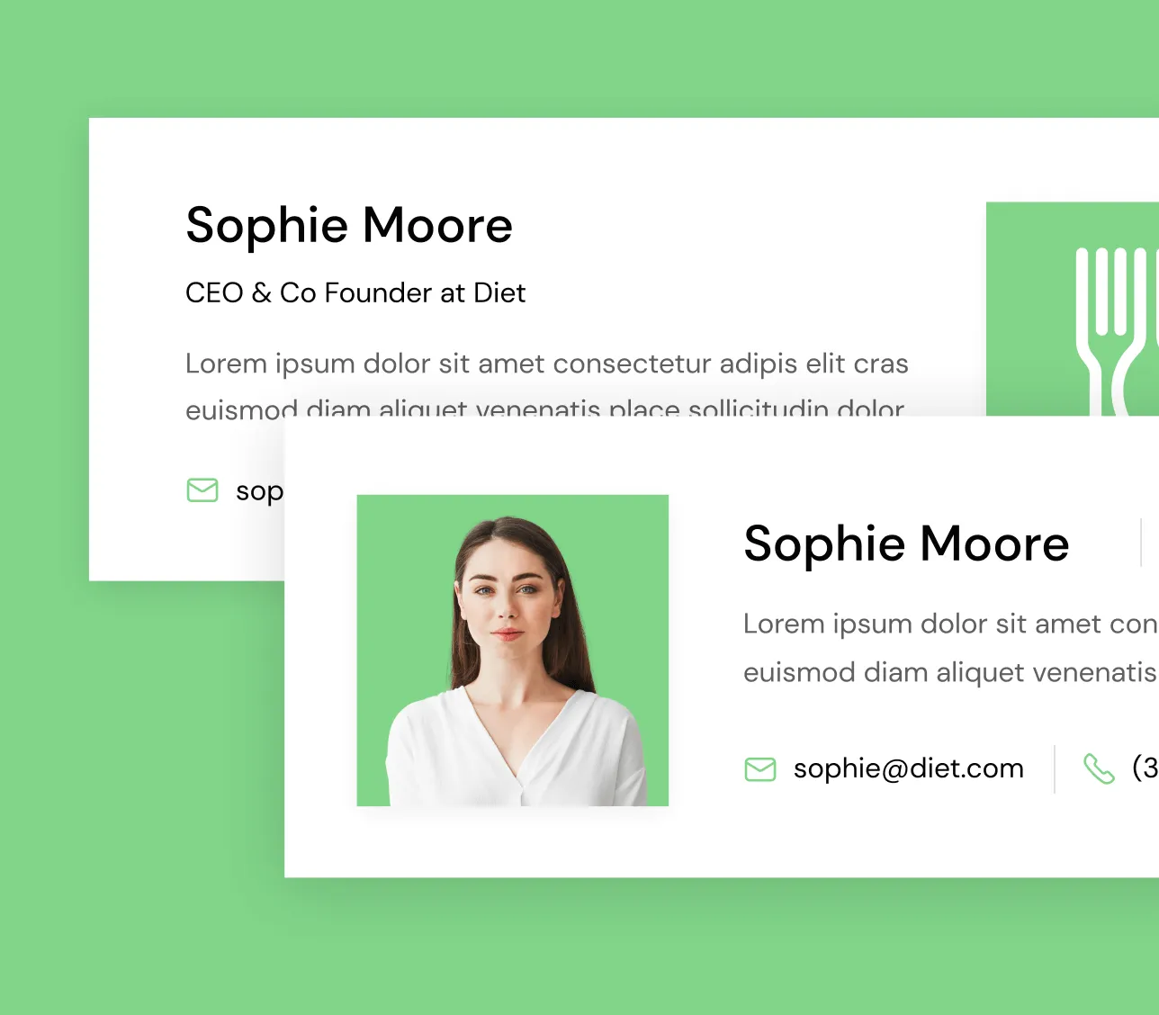 Email Signature - Diet X Webflow Template