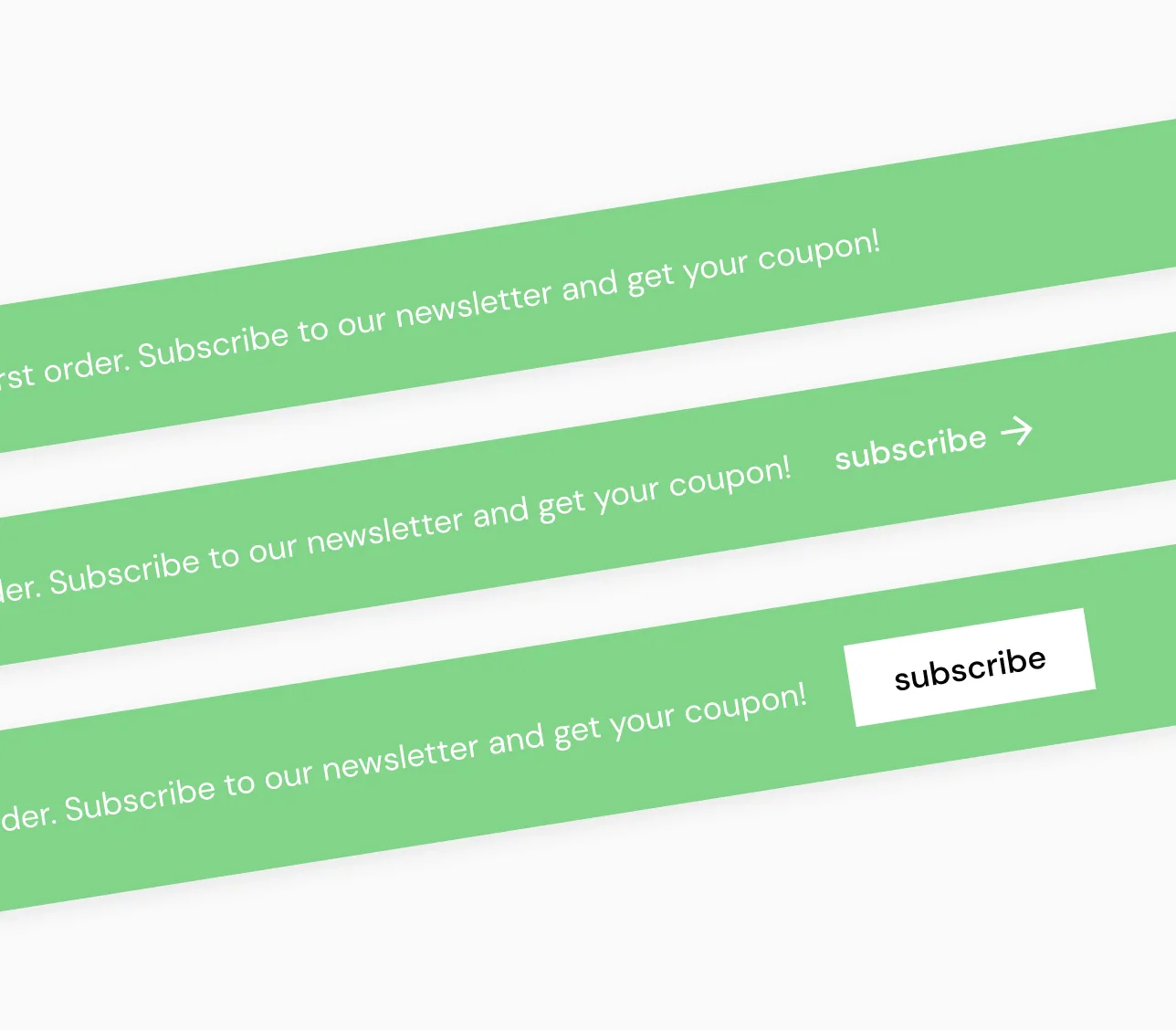 Notification Bar - Diet X Webflow Template