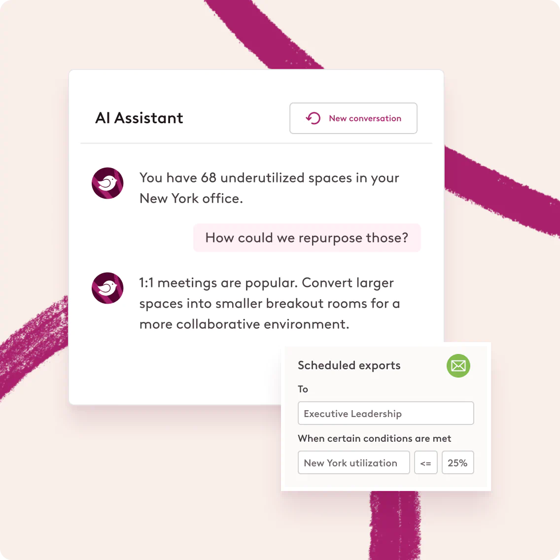 Robin's AI Assistant for Analytics and scheduled exports