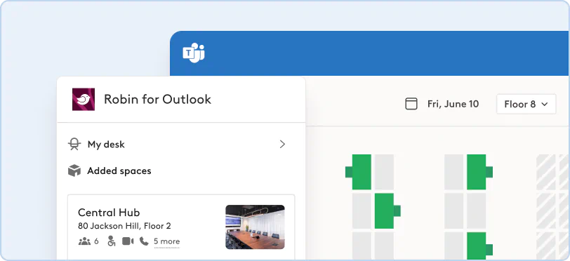Teams and Outlook Robin Apps