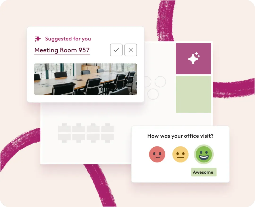 Robin room booking interface
