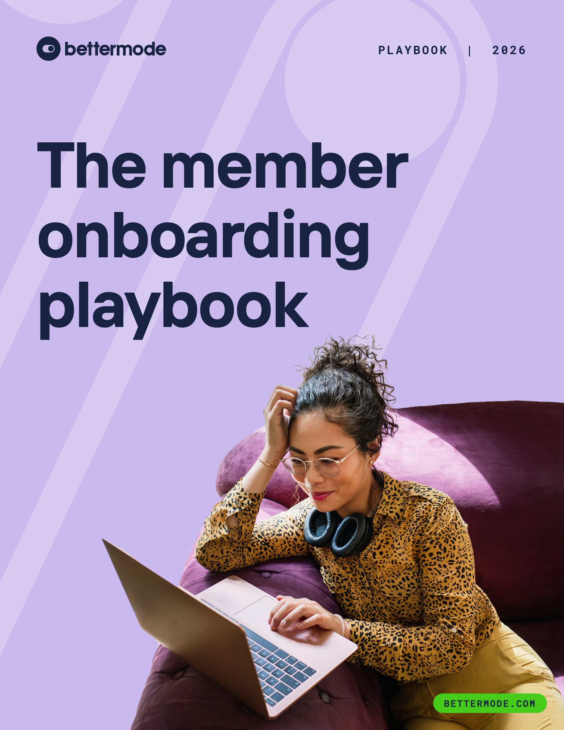 Cover of the Bettermode member onboarding playbook