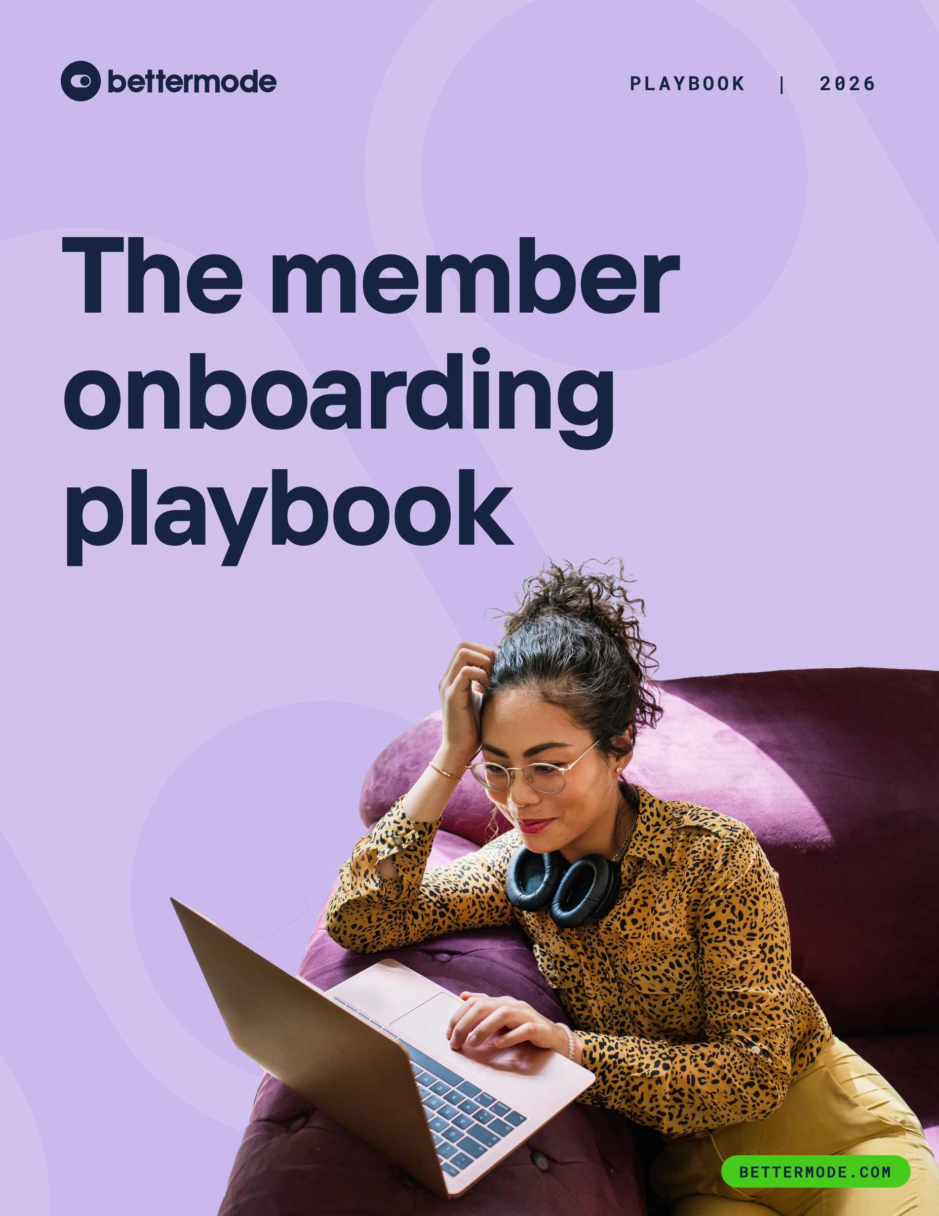 Cover of the Bettermode member onboarding playbook