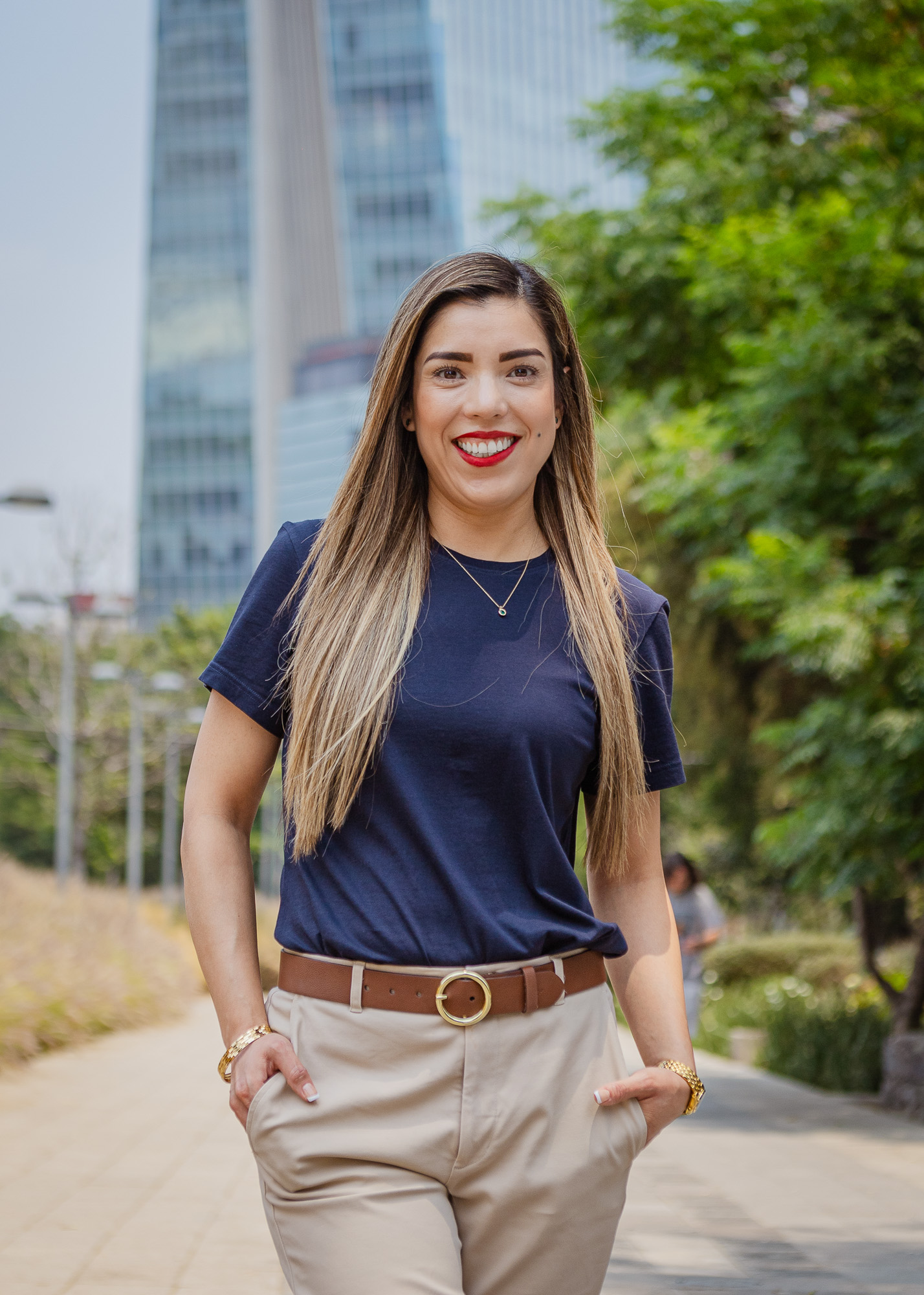 Fotografía corporativa para página web de empresa, retrato de colaboradora