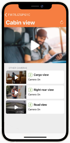 Cartrack app allows you to keeps your cargo, team and family safe with in-cabin cameras and helps monitor driver behaviour with our advanced video telematics cameras