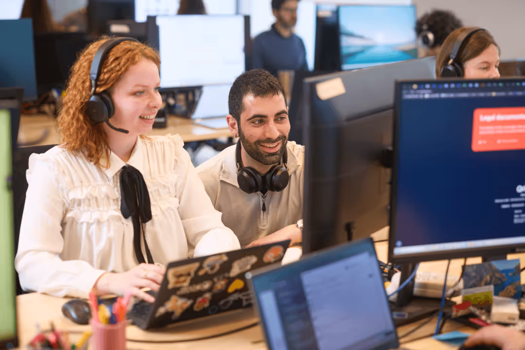 Qover customer success team supporting clients