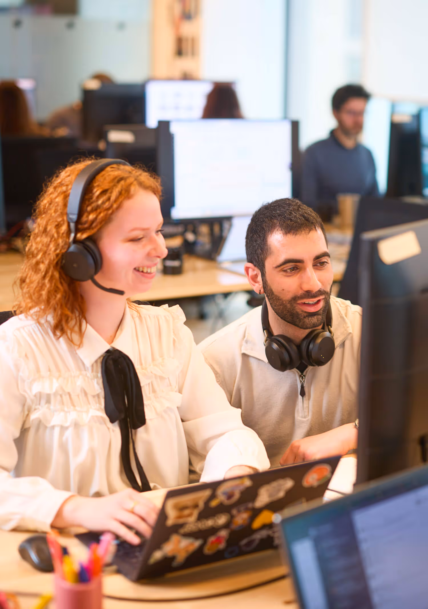 Qover team processing digital insurance claims