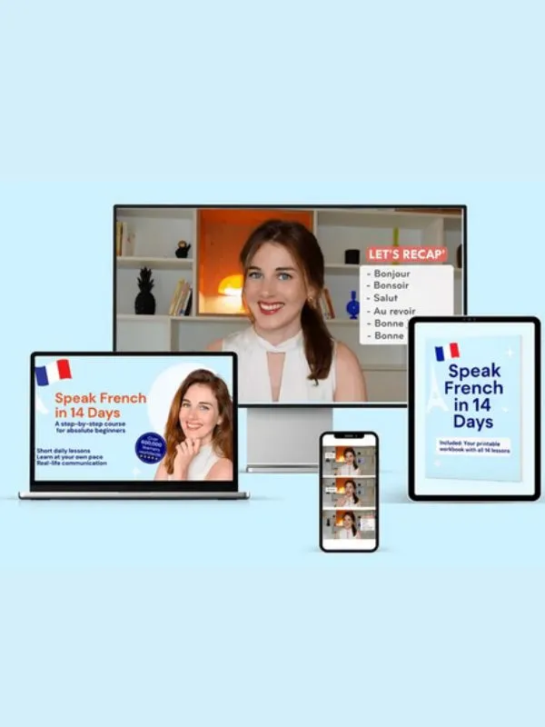 French course for beginners : 14 days to speak french