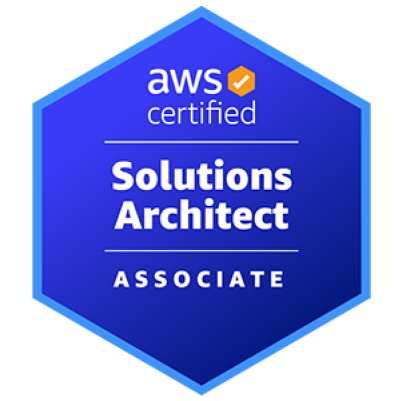 AWS Solution Architect Associate Certificate Badge