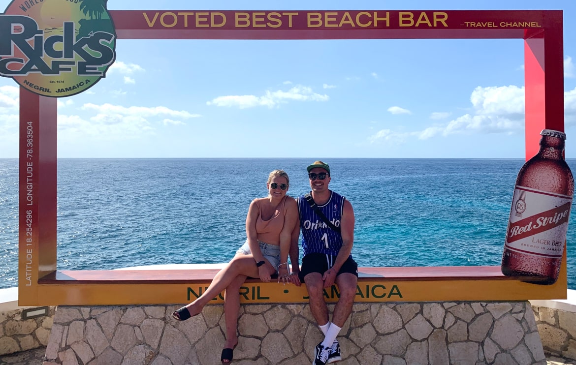 Traveled to Negril near the end of Covid. Being locked up in a house with two young kids is tough...