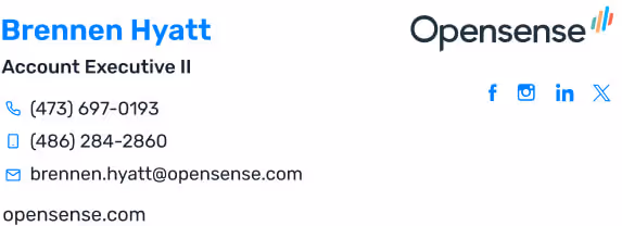 email signature templates from Opensense example 2