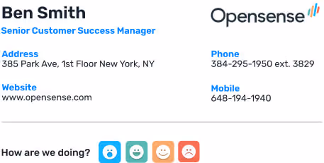 email signature templates from Opensense example 2