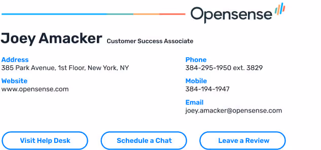 email signature templates from Opensense example 2