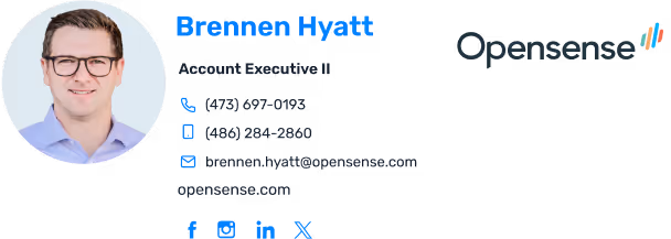email signature templates from Opensense example 2