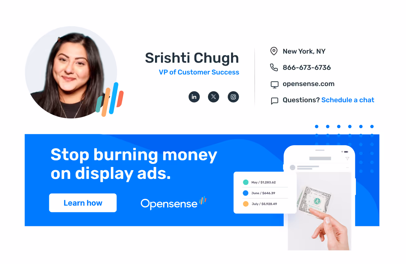 Email banner campaign interface showing targeting and performance analytics