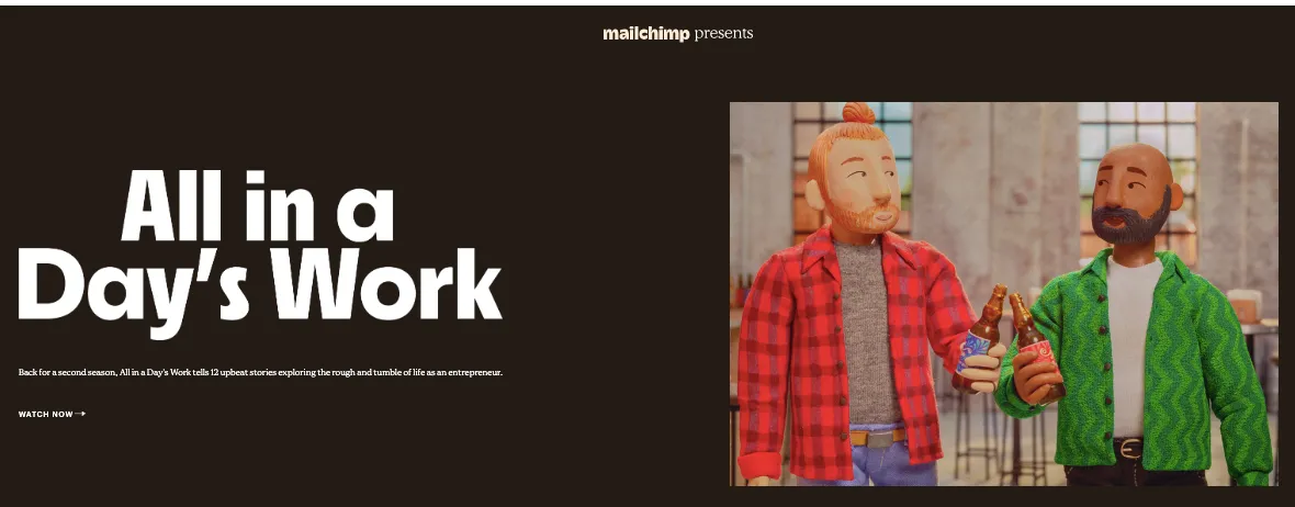 Mailchimp content marketing