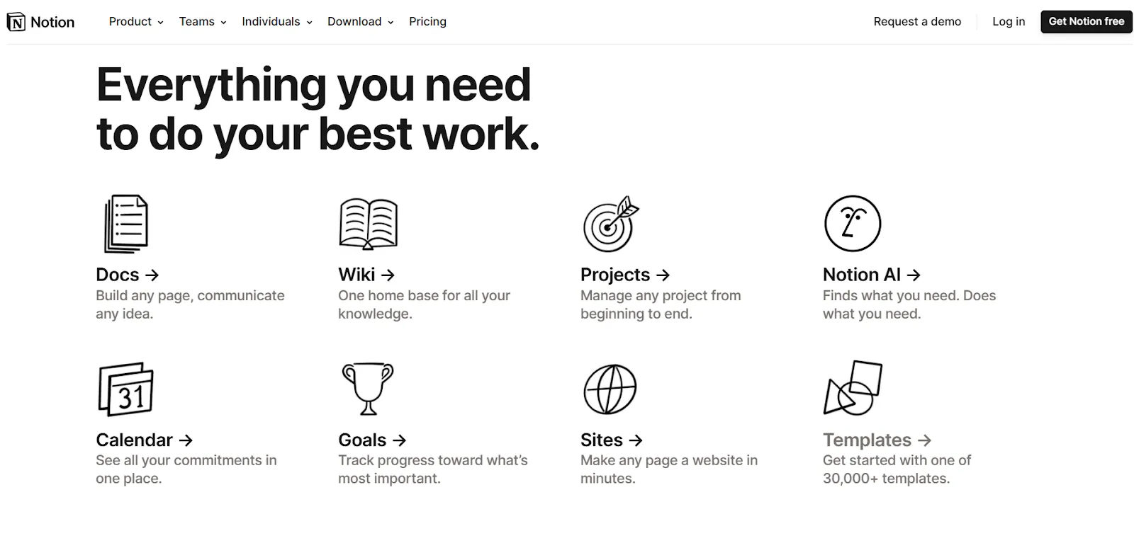  Notion’s user-friendly interface
