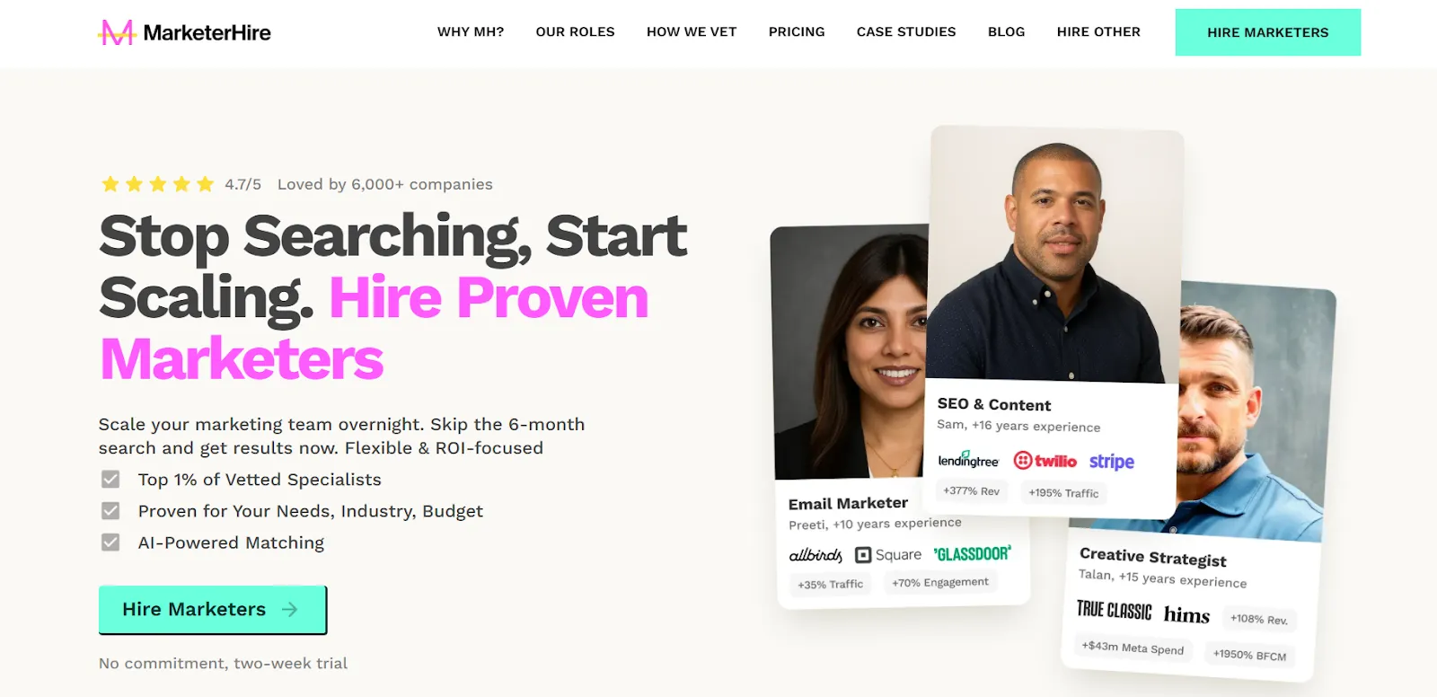 MarketHire Saas Marketing Agency
