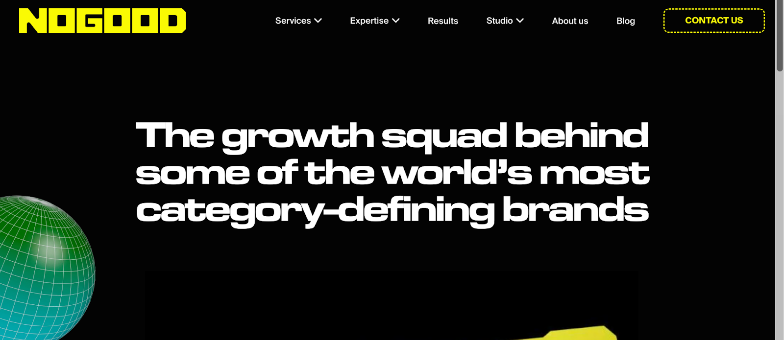 Nogood Landing Page