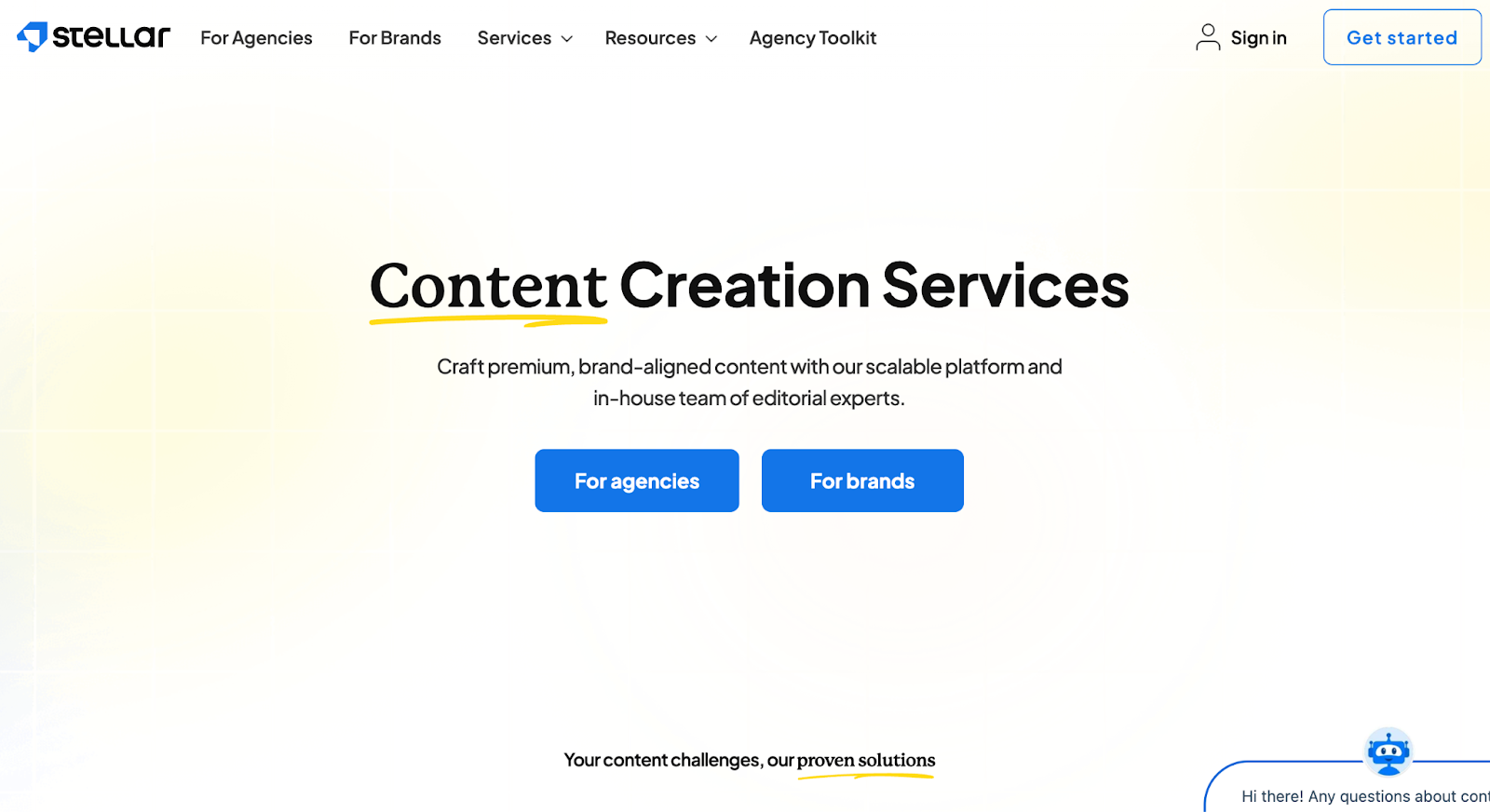 Stellar Content SaaS content writing services