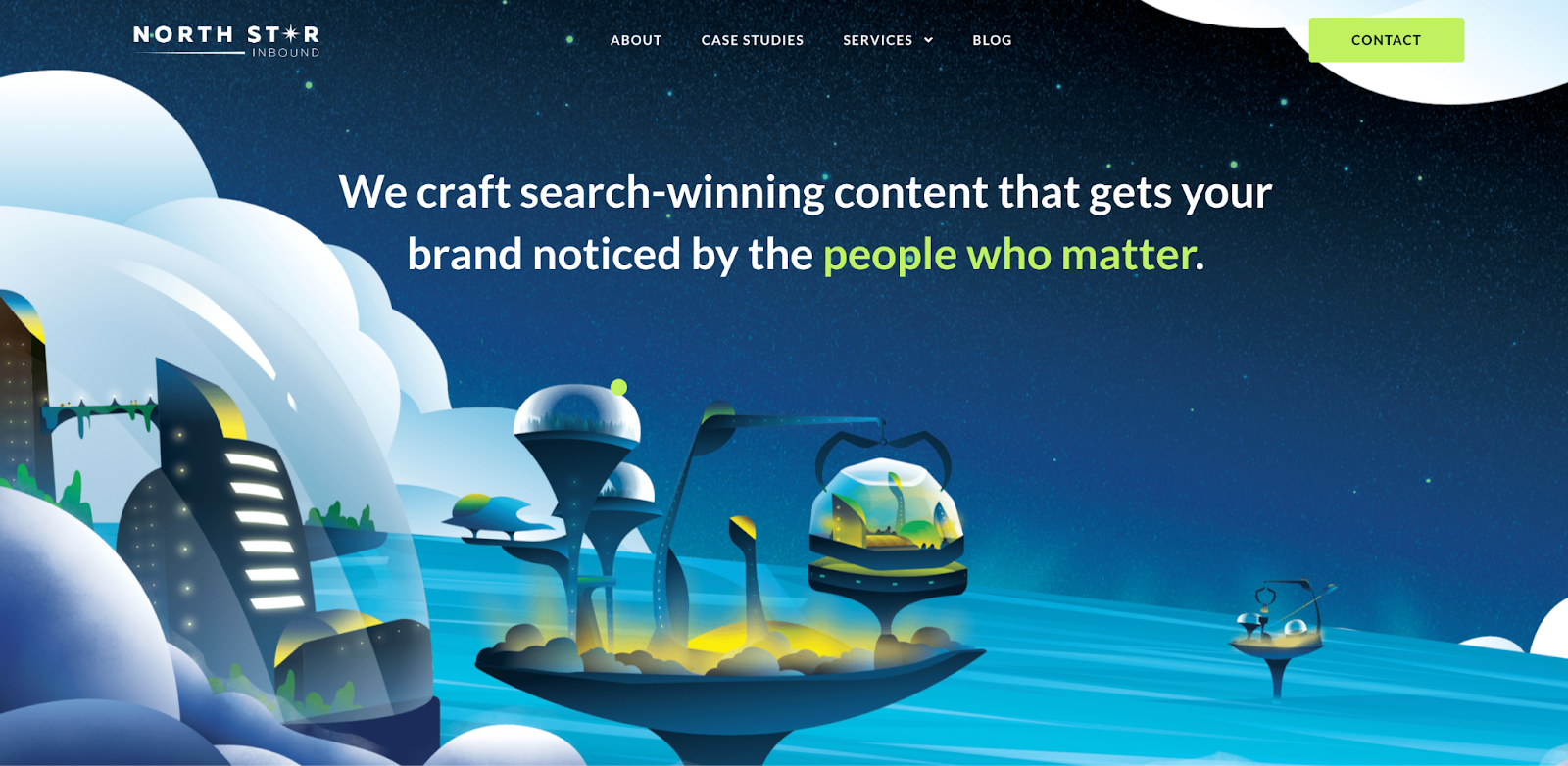 North Star Inbound homepage