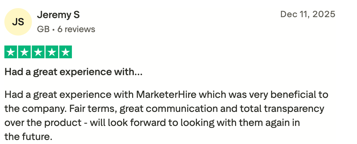 MarketerHire-Review