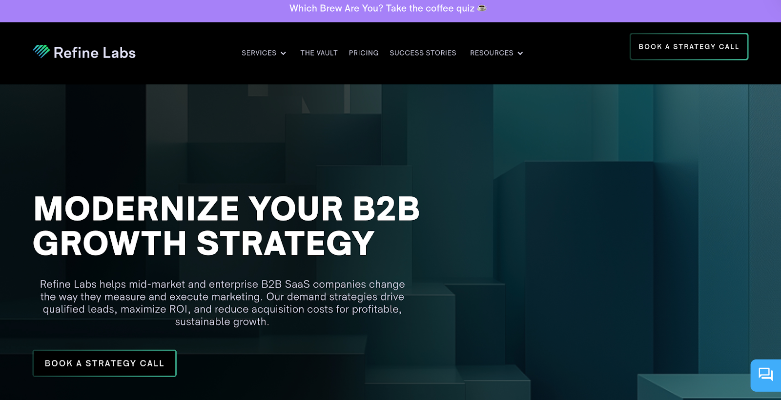 Refine Labs Homepage