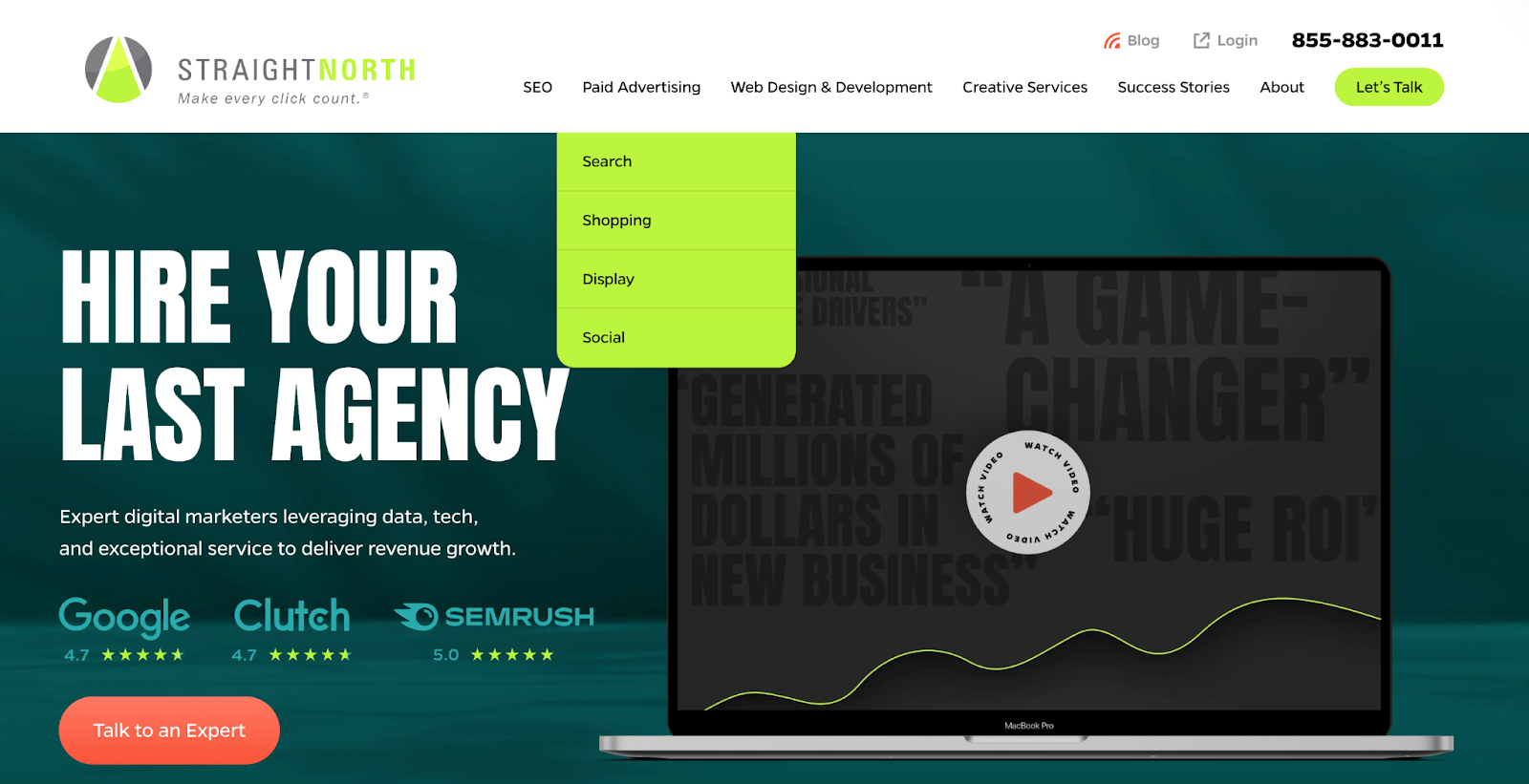 Straight North Homepage