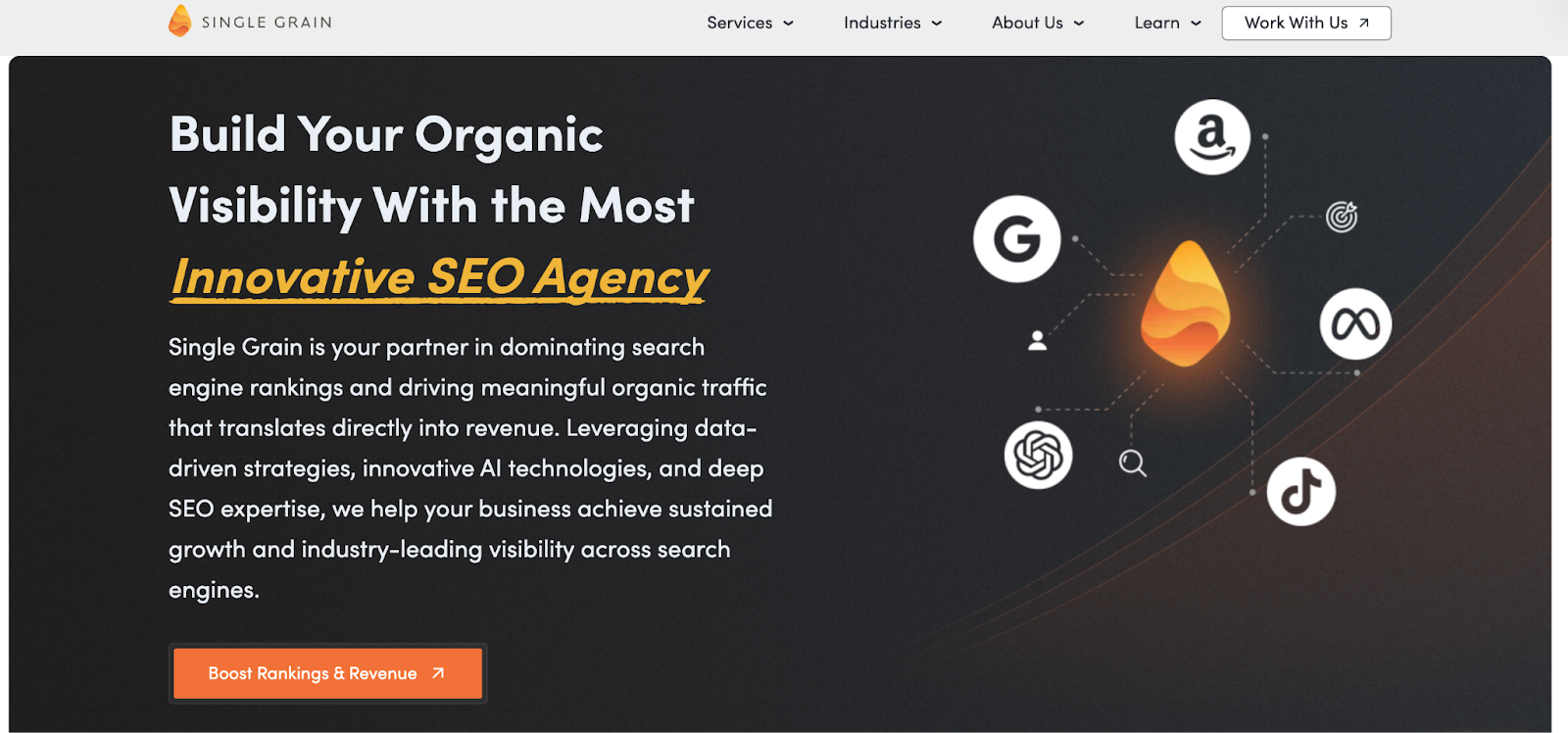 Single Grain Homepage