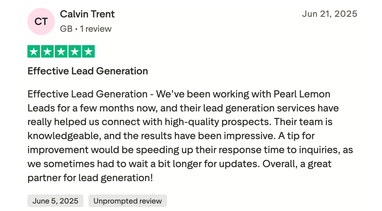 Pearl Lemon Leads Rating