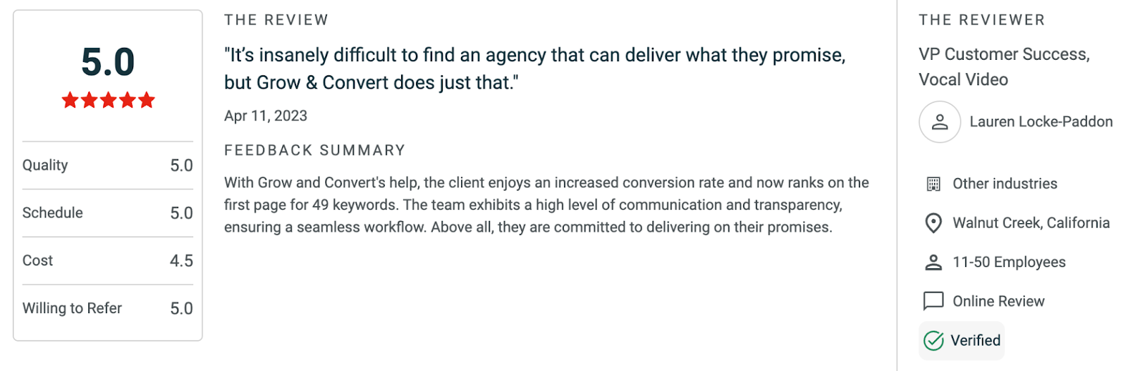  Grow and Convert-Review