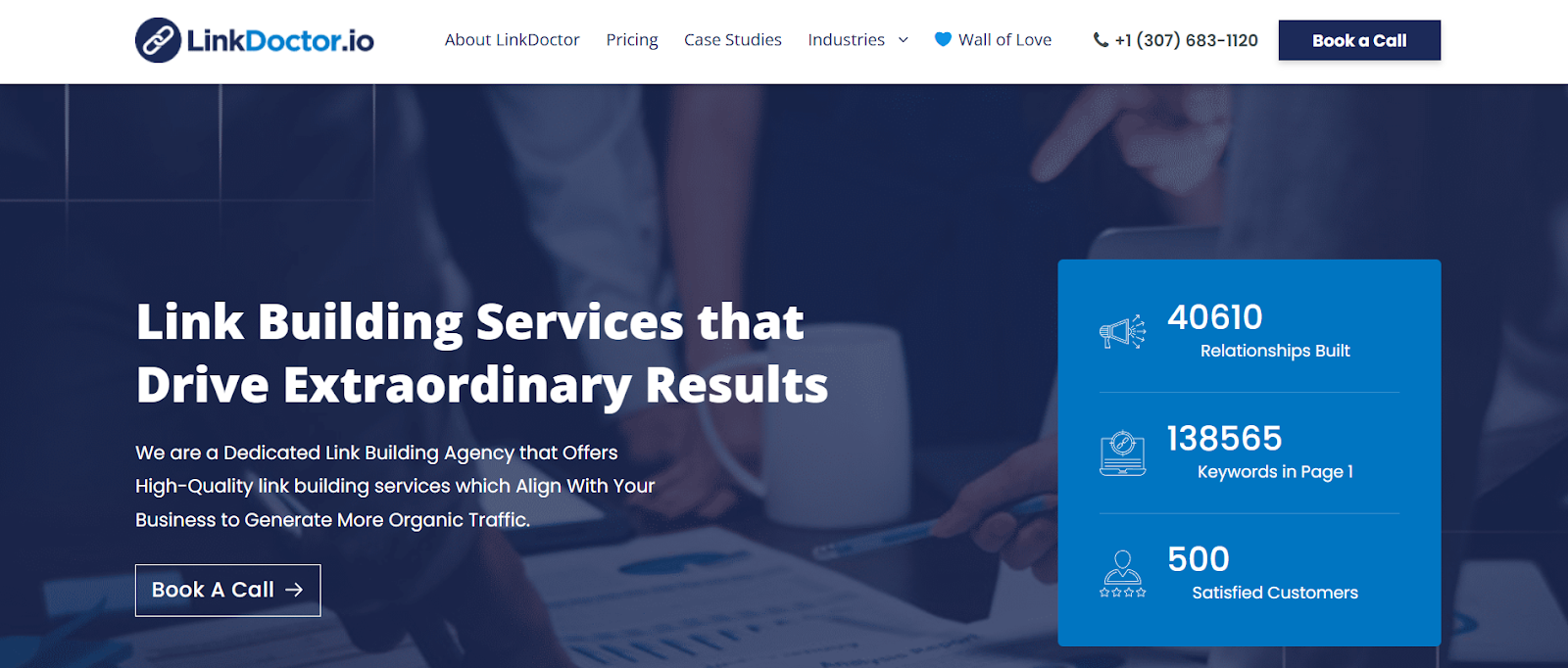 Linkdoctor.io homepage