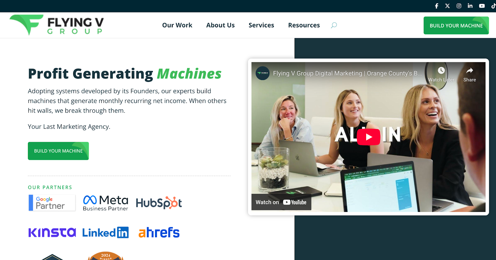 Flying V Group Homepage