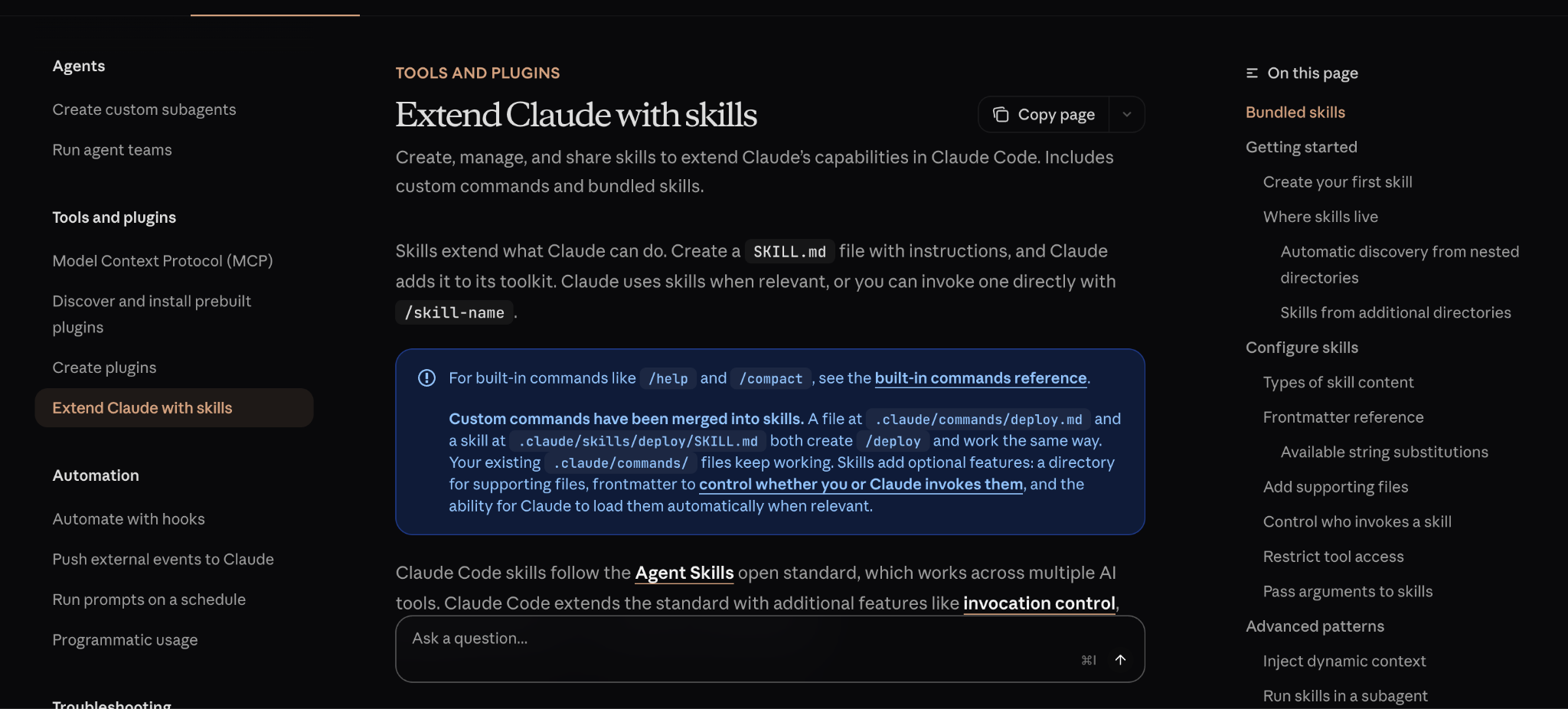 What is Claude skills