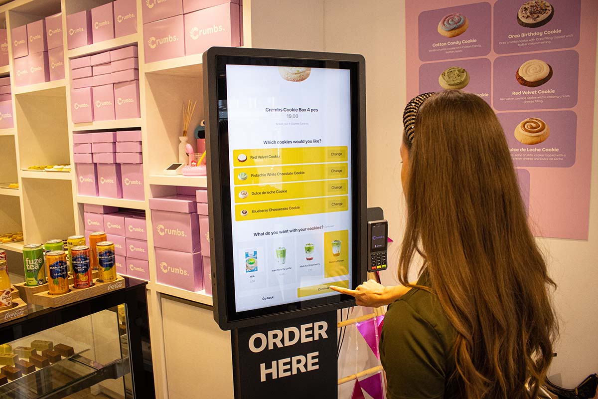 Bestellen Premium Kiosk screen