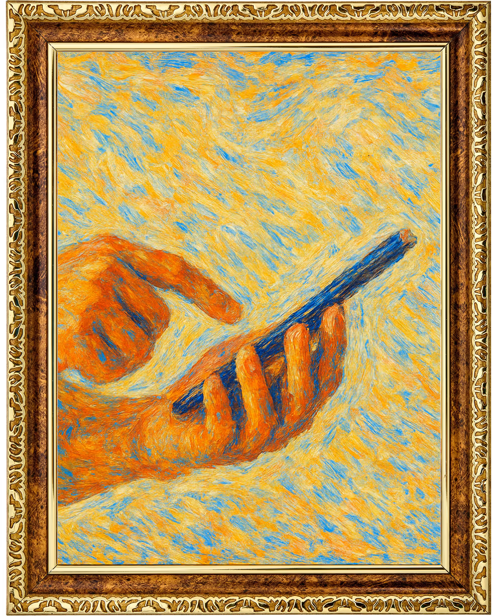 Digital illustration showing AI algorithms surfacing personalized content in crowded social media feeds and search results