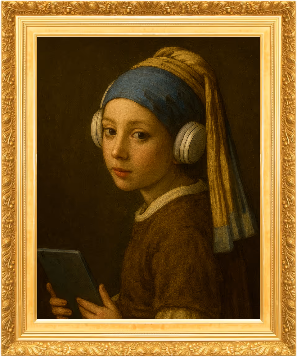 Vibrant digital illustration of Generation Alpha children interacting with tablets, smart devices, and gamified brand experiences