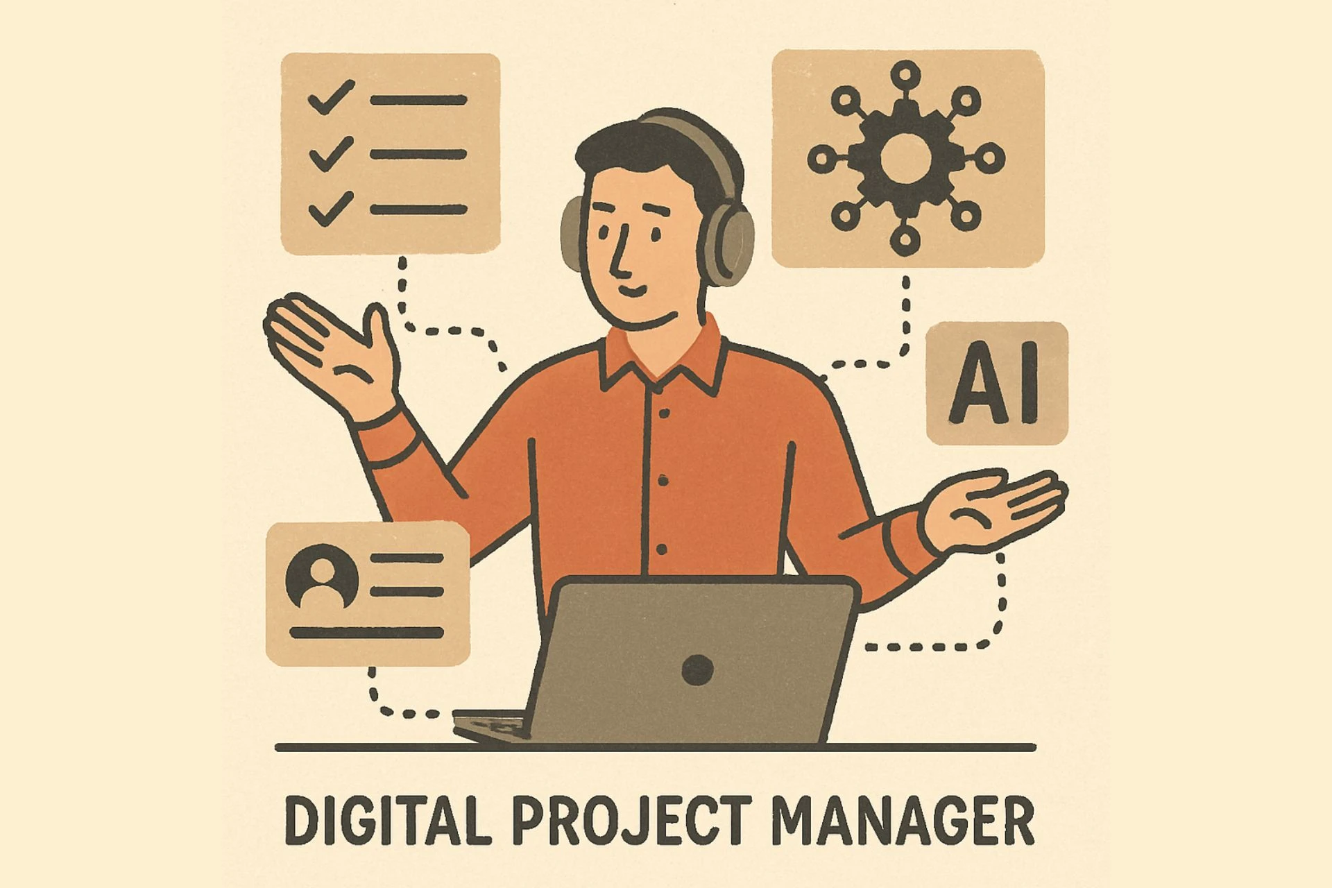 Digital project managers using knowledge management tools