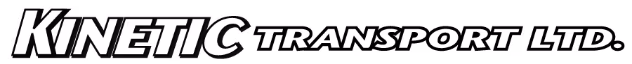 Kinetic Transport Ltd. company logo in bold, black and white letters
