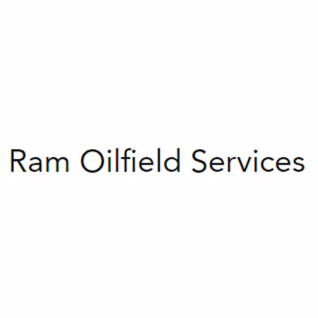 The ram oilfield services logo