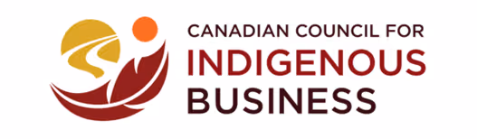 The logo for the canadian council for indigenous business