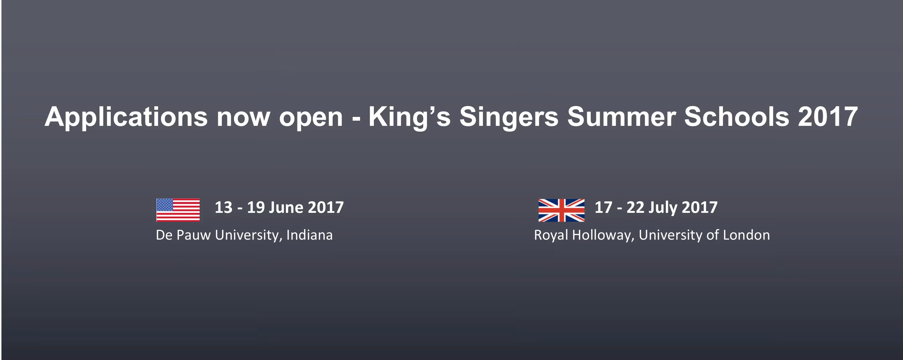 KS Summer Schools 2017