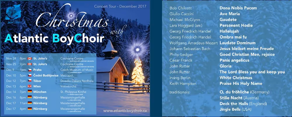 Atlantic Boychoir European Tour