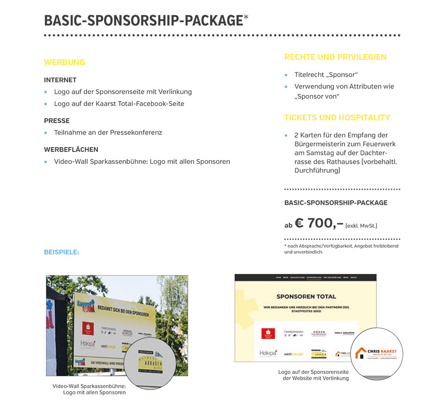 Sponsoring
