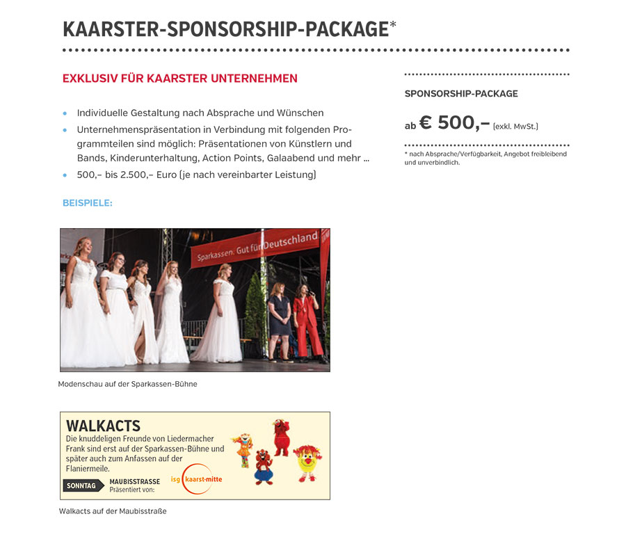 Sponsoring
