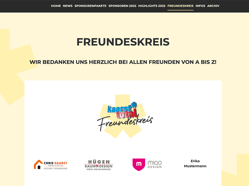 Sponsoring