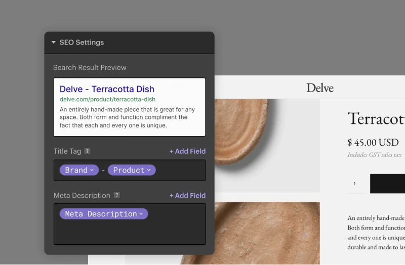 webflow seo