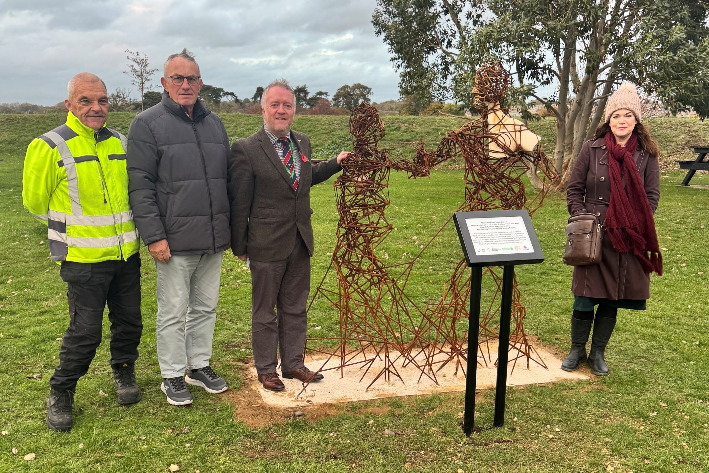 Cute dog sitting on the floor