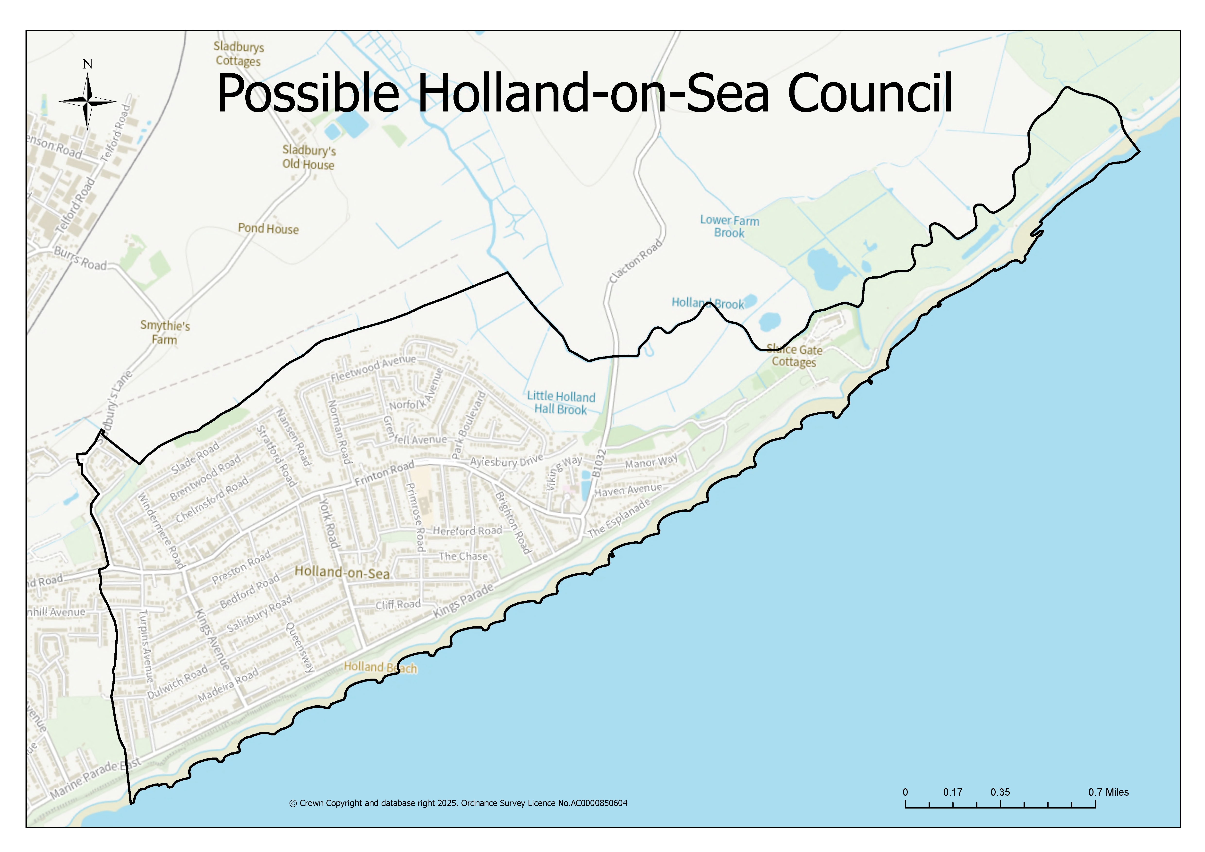 Possible Holland-on-Sea map