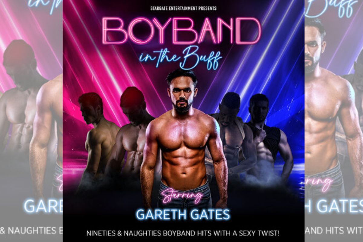 Gareth Gates bringing cheeky Boyband in the Buff show to Clacton’s Princes Theatre next month